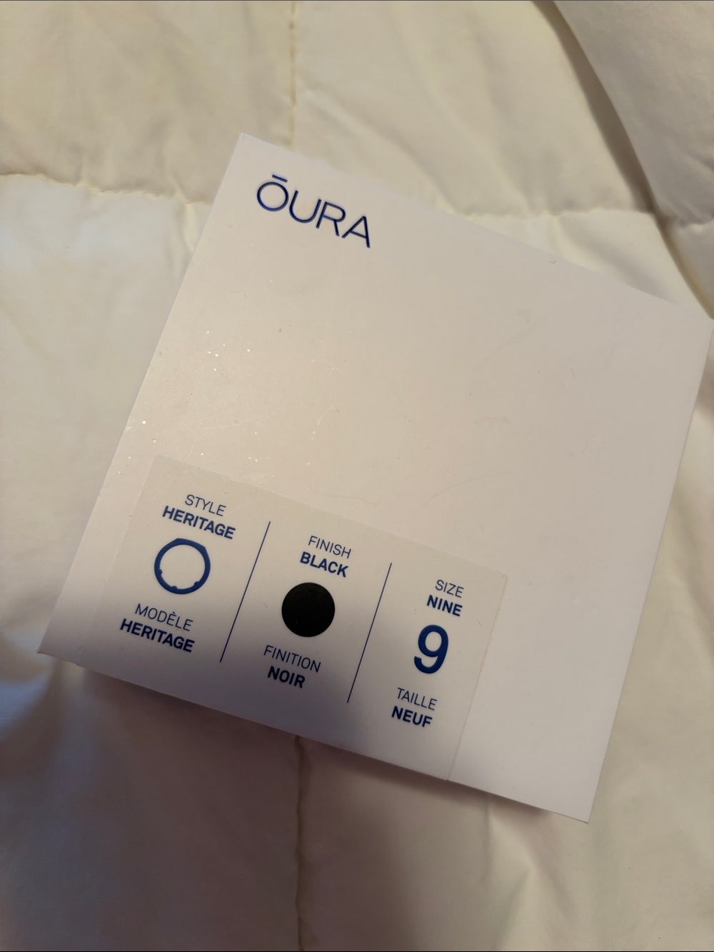 Oura Ring Black Smart Ring Accessory